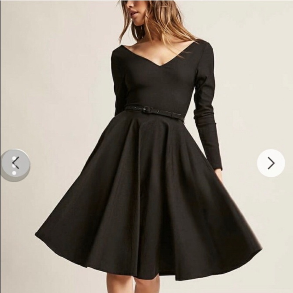 Unique vintage black dress